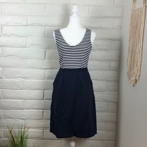 Boden Belle Ponte dress, navy